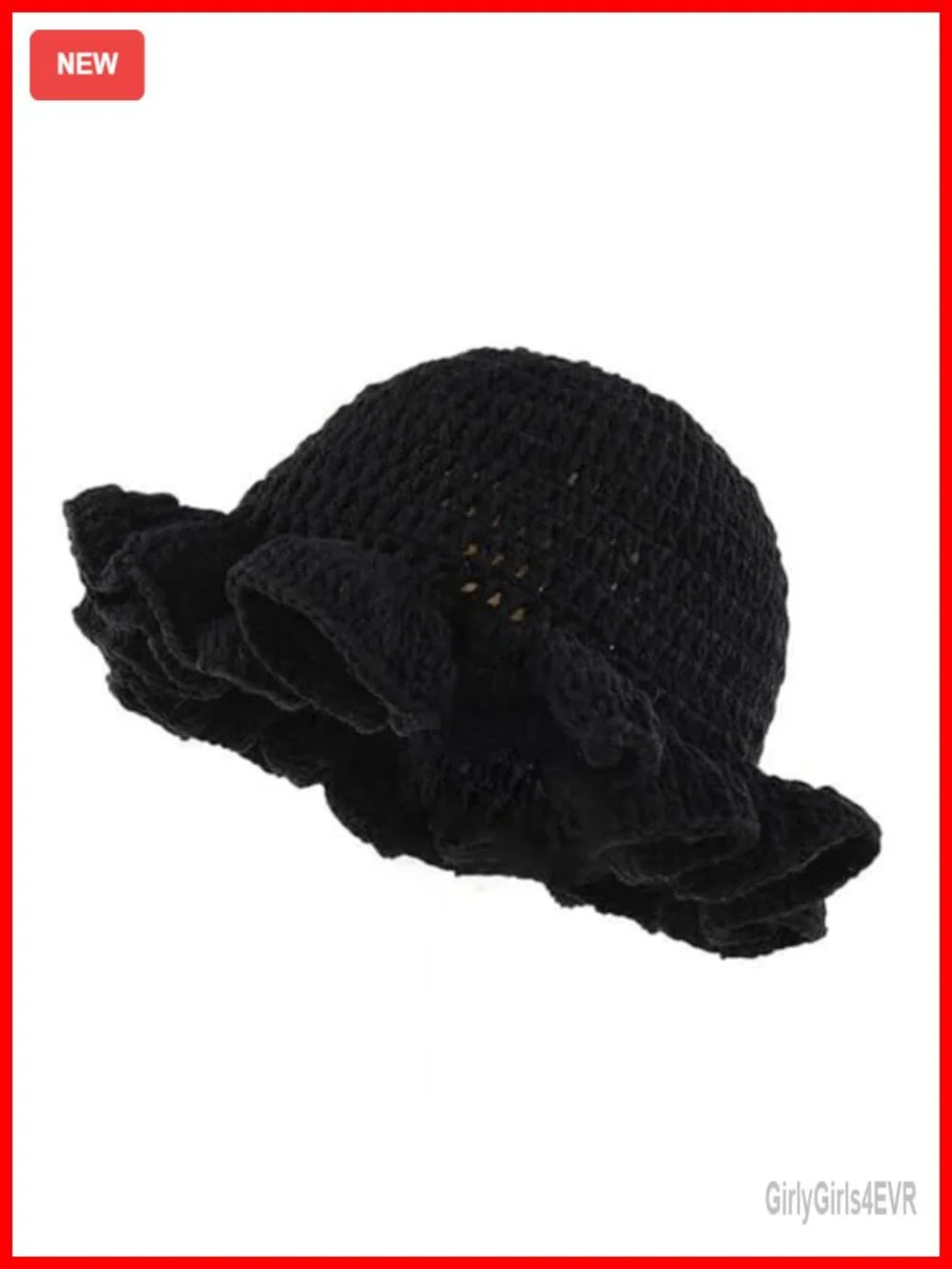 Crochet Bucket Hat Women Knit Floppy Cap Boho Handmade Travel Beach Sun Hat